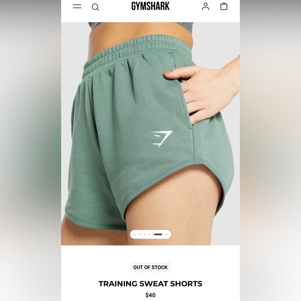 Gymshark Sage Green Training Shorts